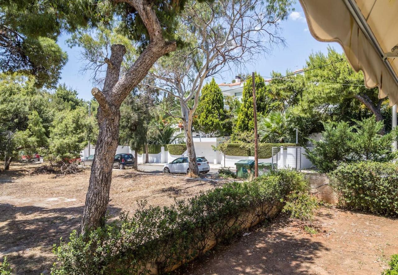 Elegant Apartment W Great Balcony In Vouliagmeni Aten Exteriör bild